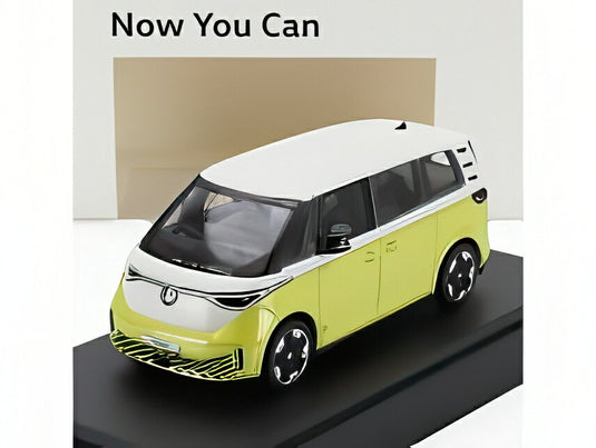 VOLKSWAGEN ID. Buzz ミニバス 2023 イエロー/ホワイト/ I-SCALE 1/43 ミニカー