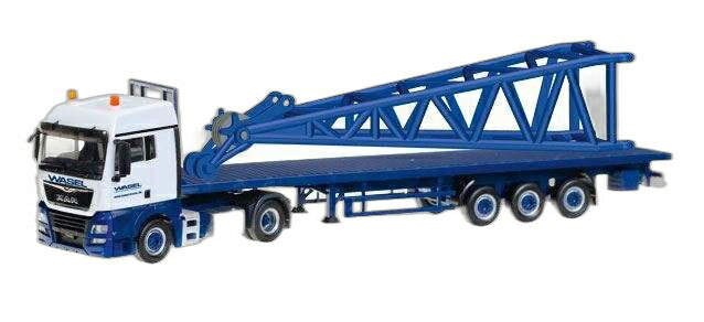 Wasel トラックモデル MAN TGX XLX 平台/ Herpa 1/87  模型 ミニカー