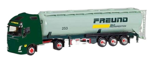 Freund Volvo FH Gl XL サイロ セミトレーラー/ Herpa 1/87  模型 ミニカー