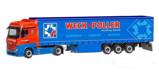 Weck + Poller Mercedes-Benz Actros/ Herpa 1/87  模型 ミニカー