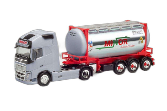 Minor Volvo FH Globetrotter XL スワップ/ Herpa 1/87  模型 ミニカー
