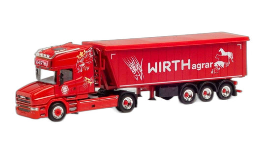 Wirth Agrar Scania Hauber TL Stoffelliner/ Herpa 1/87  模型 ミニカー