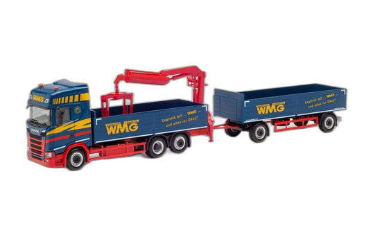 Matthiessen Scania CS20 平台トレーラー/ Herpa 1/87  模型 ミニカー