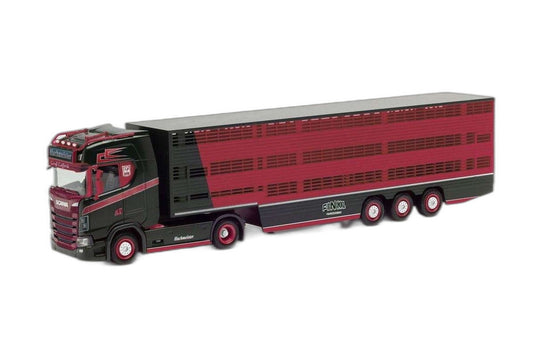 Hachmeister Scania CS20HD 家畜輸送トラック/ Herpa 1/87  模型 ミニカー