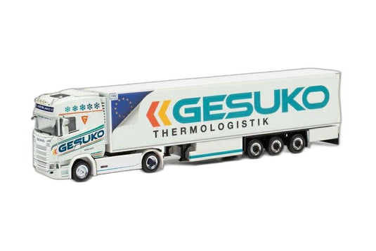 Gesuko Scania CS20HD 冷蔵ボックス/ Herpa 1/87  模型 ミニカー