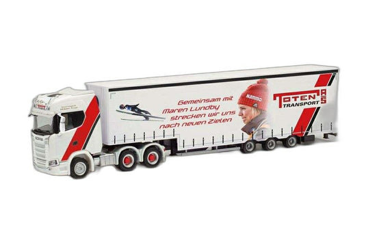 Herp Toten Transport / Maren Lundby Scania/ Herpa 1/87  模型 ミニカー