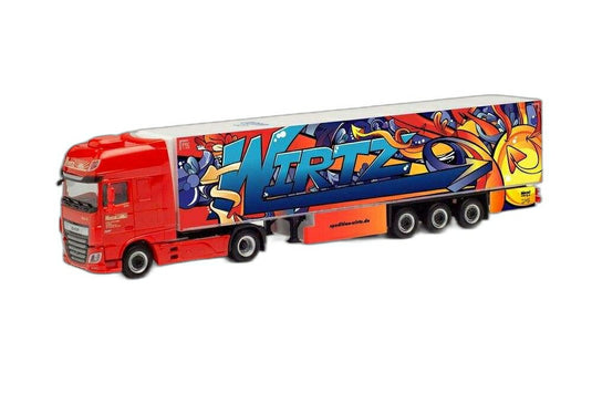 Spedition Wirtz DAF XF SSC 冷蔵/ Herpa 1/87  模型 ミニカー