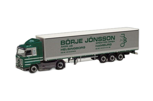 Borje Jonsson Scania 143 SL カーテン/ Herpa 1/87  模型 ミニカー