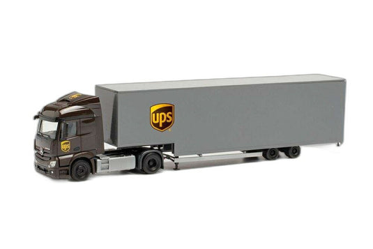 UPS Mercedes Benz Actros Streamspace 2.3/ Herpa 1/87  模型 ミニカー