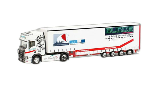 Budde Logistik Radevormwald Scania CS HD/ Herpa 1/87  模型 ミニカー