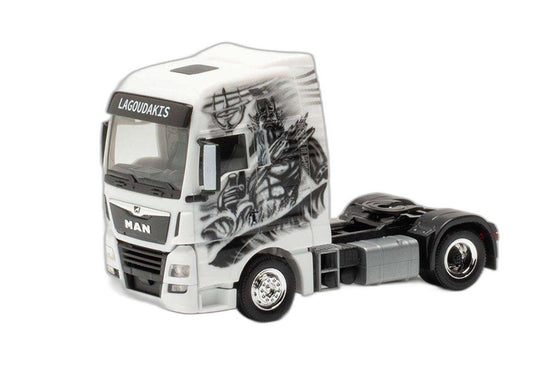 Lagoudakis MAN TGX XXL Poseidon 314480/ Herpa 1/87  模型 ミニカー