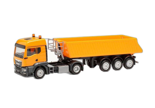 MAN TGS TM Schmitz ティッパートレーラー 314589/ Herpa 1/87  模型 ミニカー