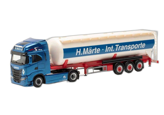 Marte Iveco S Way バルクセミトレーラー 314862/ Herpa 1/87  模型 ミニカー