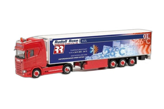 Spedition Rose Trucker Babe Manu Scania/ Herpa 1/87  模型 ミニカー