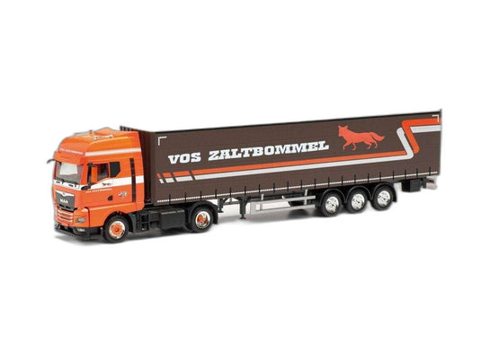 Vos Zaltbommel MAN TGX GX カーテンサイド/ Herpa 1/87  模型 ミニカー