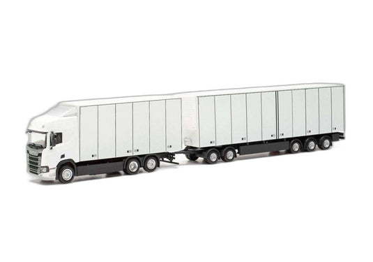 Scania CR20HD スウェーデン コンビ ホワイト 315517/ Herpa 1/87  模型 ミニカー