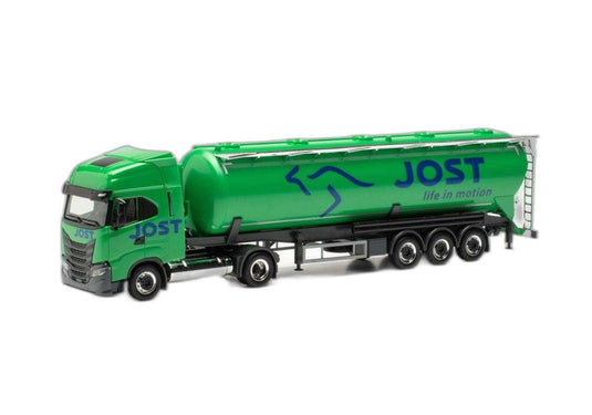 Jost Group Iveco S Way LNG サイロ/ Herpa 1/87  模型 ミニカー