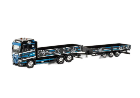 HS Schoch MAN TGX GM タンデム プラットフォーム/ Herpa 1/87  模型 ミニカー