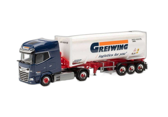 Grewing DAF XG+ サイロ セミトレーラー 315821/ Herpa 1/87  模型 ミニカー