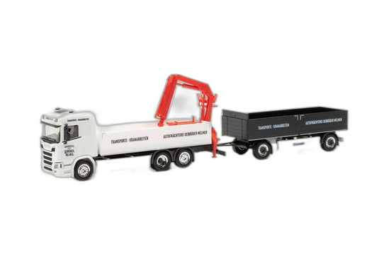 Gebruder Melmer Scania CR20ND 平台/ Herpa 1/87  模型 ミニカー