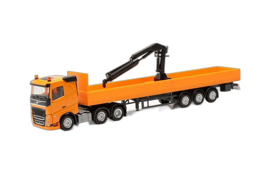 Volvo FH FD 2020 プラットフォーム セミトレーラー/ Herpa 1/87  模型 ミニカー