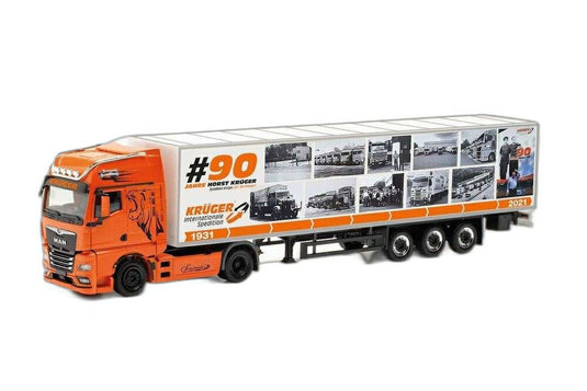 Horst Kruger Gottingen MAN TGX GX ボックス/ Herpa 1/87  模型 ミニカー
