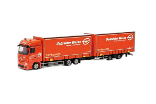 Gebruder Weiss Mercedes Benz Actros/ Herpa 1/87  模型 ミニカー