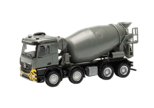 Mercedes Benz Arocs M コンクリート ミキサー グレー/ Herpa 1/87  模型 ミニカー