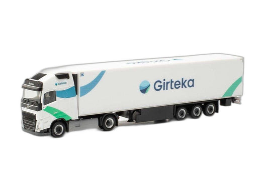 Girteka Volvo FH Globetrotter XL リーファー/ Herpa 1/87  模型 ミニカー