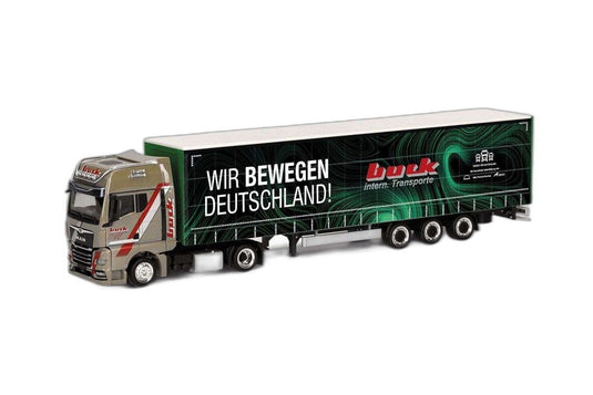Buck/Wir bewegen Deutschland MAN TGX GX/ Herpa 1/87  模型 ミニカー
