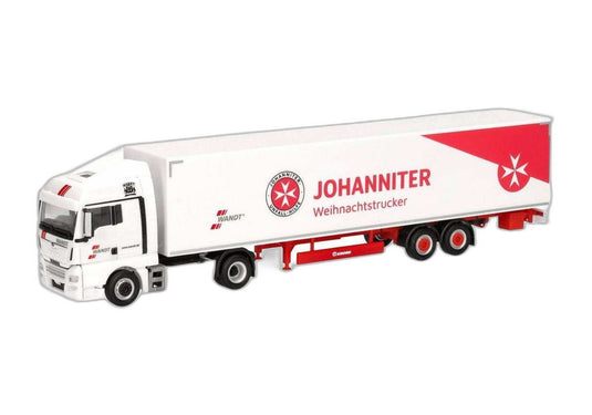 Wandt/Johanniter クリスマストラック MAN TGX/ Herpa 1/87  模型 ミニカー