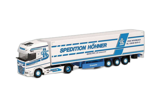 Spedition Hohner DAF XG+ ボックス セミトレーラー/ Herpa 1/87  模型 ミニカー