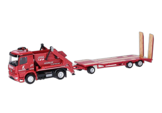 Kuchler Mercedes Benz Arocs スキップローダー/ Herpa 1/87  模型 ミニカー