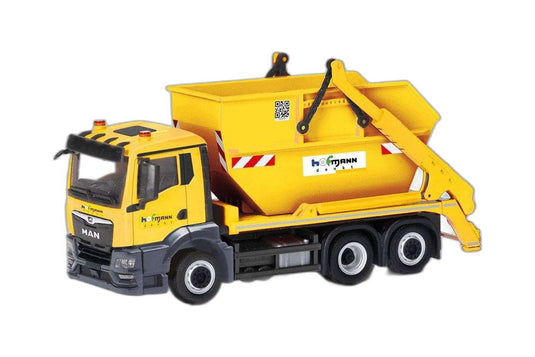 Hofmann MAN TGS NN スキップローダー AK16 318433/ Herpa 1/87  模型 ミニカー