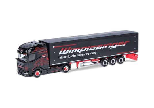 Wimpissinger DAF XG+ ムービングフロア トレーラー/ Herpa 1/87  模型 ミニカー