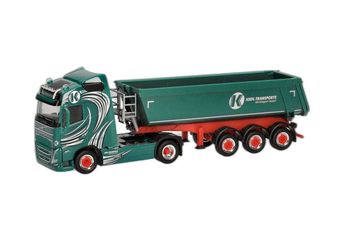 Kiefl Transport Volvo FH GL 2020 ダンプカー/ Herpa 1/87  模型 ミニカー
