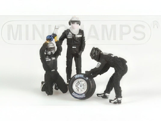 FIGURES  F1 PITSTOP MCLAREN CAMBIO GOMME ANTERIORE  FIGURES /MINICHAMPS 1/43フィギュア 模型