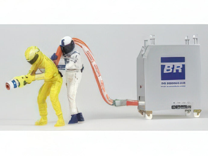 WILLIAMS  F1 PITSTOP WILLIAMS 2002 RIFORNIMENTO  FIGURES  YELLOW WHITE BLUE/MINICHAMPS 1/43ミニカー