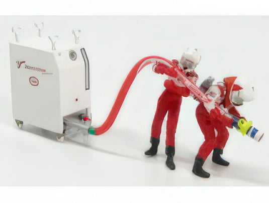 FIGURES  F1 PITSTOP TOYOTA 2002 RIFORNIMENTO  FIGURES  WHITE RED/MINICHAMPS 1/43フィギュア 模型