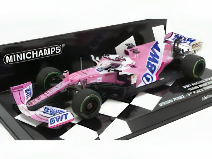 MERCEDES BWT  F1  RP20 TEAM SPORTPESA RACING POINT N 11 2nd TURKISH GP 2020 SERGIO PEREZ  MATT PINK BLUE/MINICHAMPS 1/43ミニカー