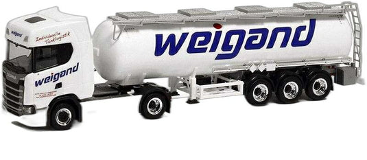 Weigand Transporte Scania CS20HD ケミカル/ Herpa 1/87  模型 ミニカー
