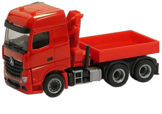 Mercedes Benz Arocs L 3 Axle クレーン レッド/ Herpa 1/87  模型 ミニカー