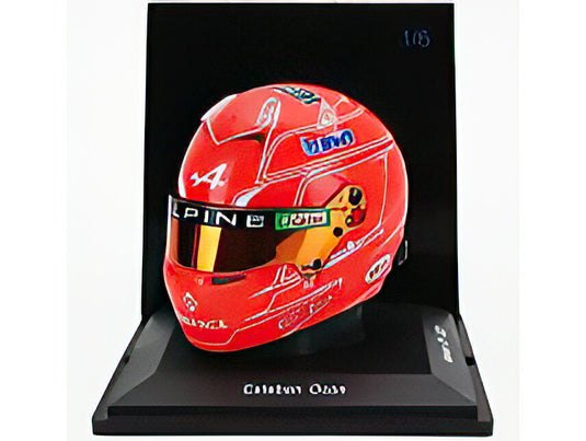 BELL HELMET  F1 CASCO HELMET RENAULT A523 TEAM BWT ALPINE N 31 AZERBAIJAN GP 2023 ESTEBAN OCON  RED/Spark 1/5ミニカー