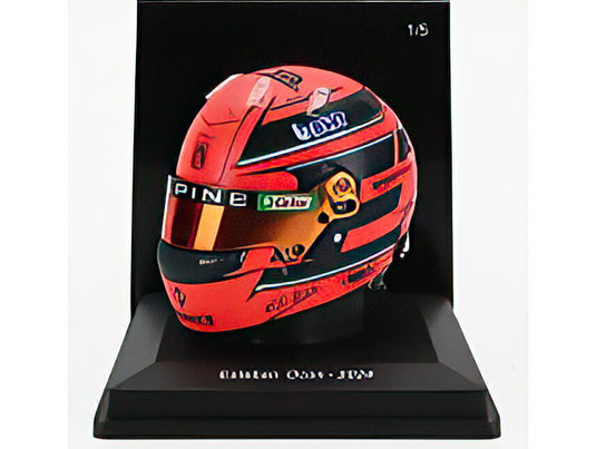 BELL HELMET  CASCO HELMET F1 ESTEBAN OCON TEAM BWT ALPINE N 31 SEASON 2024  RED/Spark 1/5ミニカー