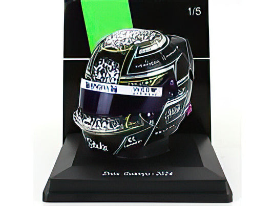 BELL HELMET  CASCO HELMET F1 ZHOU GUANYU TEAM STAKE KICK SAUBER N 24 SEASON 2024  BLACK/Spark 1/5ミニカー