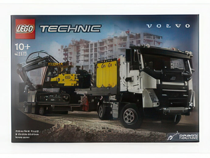 VOLVO   LEGO TECHNIC   FMX 540 TRUCK PIANALE TRASPORTO EC230E ESCAVATORE   ELECTIRC EXCAVATOR 2021   WHITE トラック / LEGO 1/22 建設機械模型 工事車両