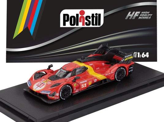 【予約】2026年発売予定FERRARIフェラーリ 499P 3.0L TURBO V6 AF CORSE N 51 WINNER 24h LE MANS 2023 RED 海外限定 HIGH FIDELITY MODEL / 海外限定 1/64 ミニカ