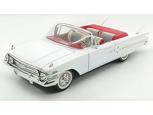 CHEVROLET  IMPALA CABRIOLET 1960  WHITE/Motor Max 1/18ミニカー