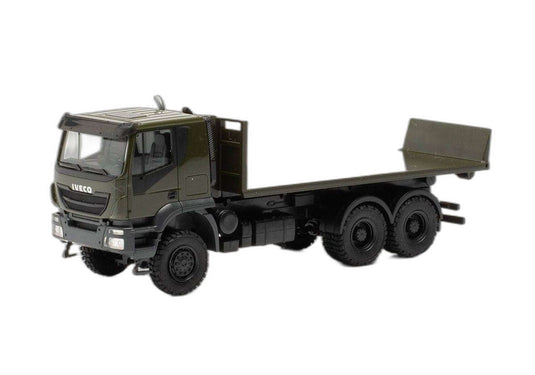 ドイツ連邦 Iveco Trakker 6x6 ロールオフ/ Herpa 1/87  模型 ミニカー