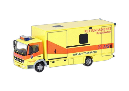 Bundeswehrkrankenhaus Mercedes Benz Atego/ Herpa 1/87  模型 ミニカー